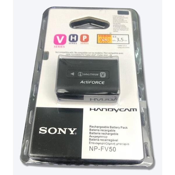 SONY NP-FV50 (NPFV50) 純正 リチャージャブルバッテリー V/H/Pタイプ 充電池 パッケージ品 ビデオカメラ/デジタルカメラ