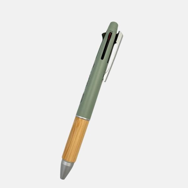 三菱鉛筆 多機能ペン ジェットストリーム4&1 BAMBOO セージ
