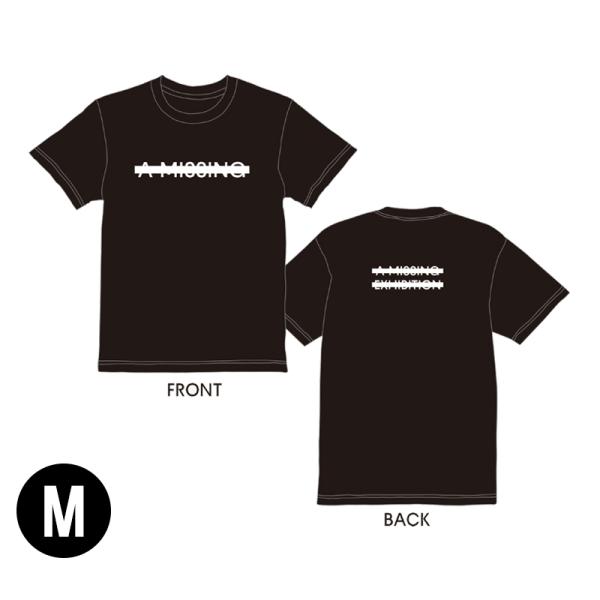 行方不明展　Tシャツ黒2 M