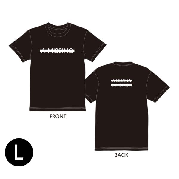 行方不明展　Tシャツ黒2 L