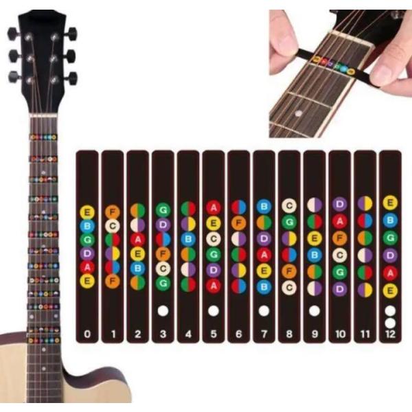 【カラー】ブラック◎ギターのスケールやコードの押さえ方を音と共に視覚的に学べます。※初歩的なことですが、こちらCは音階で言えばドです。C＝ド　D=レ　E＝ミ　F＝ファ　G＝ソ　A＝ラ　B＝シCDEFGABC　が　ドレミファソラシドに当たりま...