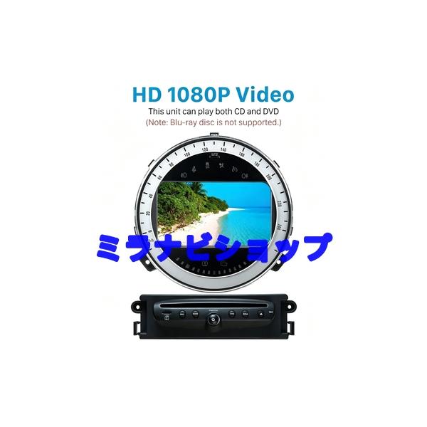 BMWミニ 第2世代 フルサイズナビ アンドロイド14 R55 R56 R57 R58 R61 R59 R60 ミニクーパーS マフラー アクセサリー クラブマ