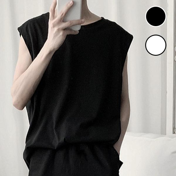ノースリーブ タンクトップ メンズ 無地 ノースリーブtシャツ 黒 白 トップス ゆったり 大きめ 大きいサイズ メンズファッション M 03 Mirise Mirai 通販 Yahoo ショッピング