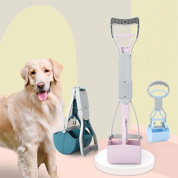 即納 犬 猫 ペット用 フン取りキャッチャー 小 トイレスコップ 糞キャッチャー 糞取り器 ウンチ取り器 お散歩グッズ ペットグッズ 片手 ハンドル