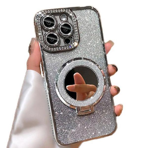 セール」iPhone 14 15 16 Plus Pro ProMax ケース ミラー付き