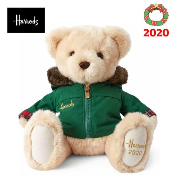 【限定】Harrods 日本代表テディベア Harrods - 1200 Harrods 1997年限定 ハロッズクリスマスベアの