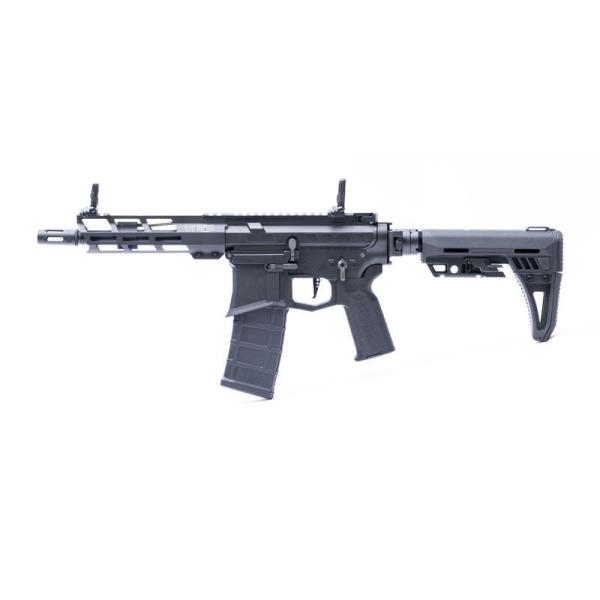 全長：650 - 740 mm（折畳：455 mm）インナーバレル長：200 mm重量：2,000 g【付属品】本体（リア配線仕様、ヒューズレス）M4用マガジンハウジングマガジン（装弾数：130 発）説明書製品保証書