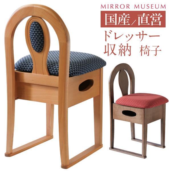 ドレッサー 椅子 チェア 交換 鏡台 オリーブ : ミラーミュージアム