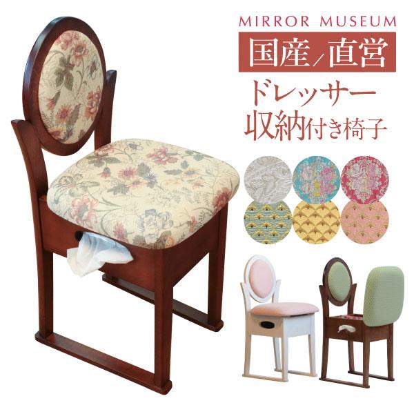 鏡台 椅子 交換 ドレッサー シャーロット チェア : ミラーミュージアム