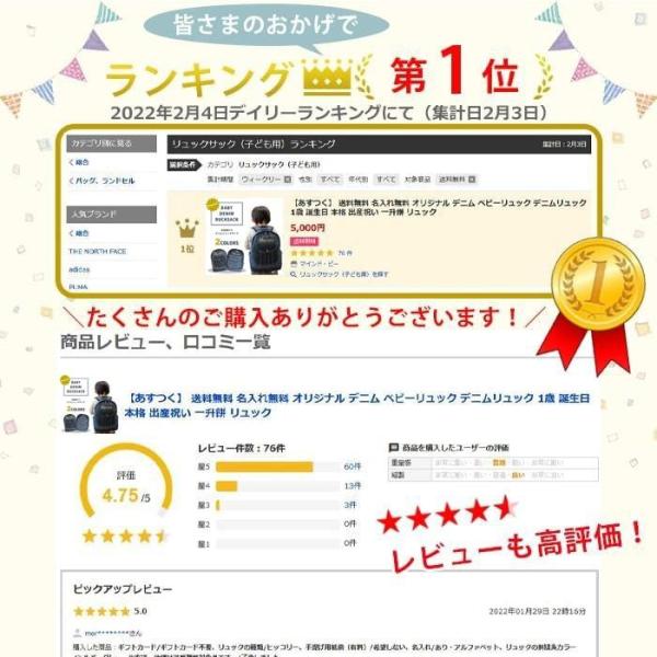ポイント5倍 あすつく メール便可 名入れ無料 オリジナル デニム ベビーリュック デニムリュック 1歳 誕生日 本格 出産祝い 一升餅にも Buyee Buyee Japanese Proxy Service Buy From Japan Bot Online