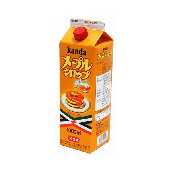 神田食品研究所 メープルシロップ 1000ml