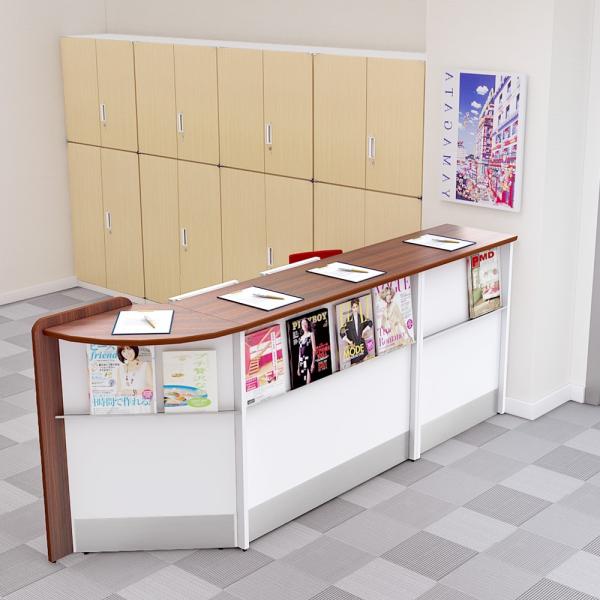 ハイカウンター オフィス 受付 80cm スチール 受付カウンター おしゃれ ブラウン Buyee Buyee Japanese Proxy Service Buy From Japan Bot Online
