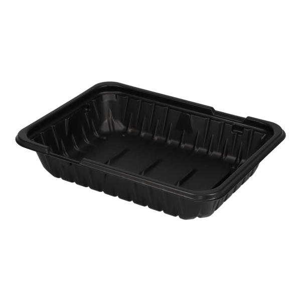 使い捨て 弁当箱 CTガチ重 IK18-13 BK 本体 蓋 ケース/1200枚