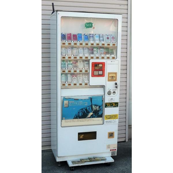 ◆芝浦自販機　SN30A　たばこ自動販売機　TASPO付き　やや難有り［引取り限定SALE価格］