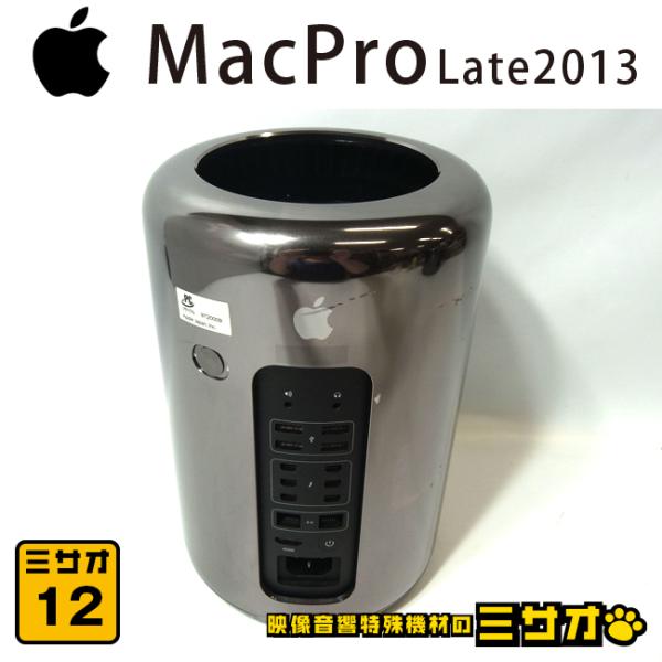 ★Mac Pro Late 2013・3.7GHz 4コア XeonE5/メモリ 32GB/SSD 256GB/FirePro D300/macOS Monterey 12.7/A1481［12］