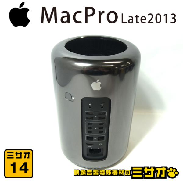 ★Mac Pro Late 2013・3.7GHz 4コア XeonE5/メモリ 32GB/SSD 256GB/FirePro D300/macOS Monterey 12.7/A1481［14］