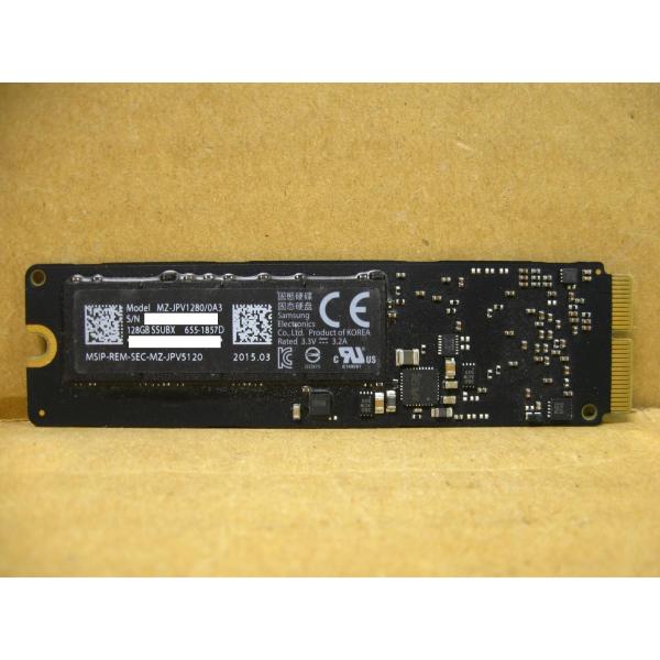 ▽SAMSUNG MZ-JPV1280/0A3 128GB apple純正SSD 655-1857D 中古 MacBook