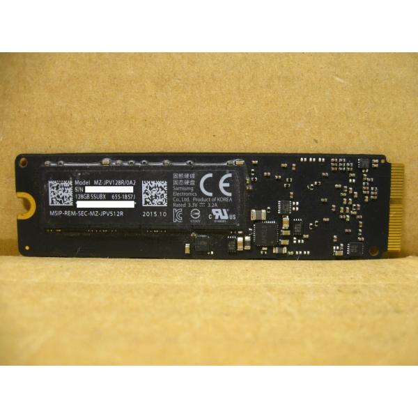 ▽SAMSUNG MZ-JPV128R/0A2 128GB apple純正SSD 655-1857J 中古