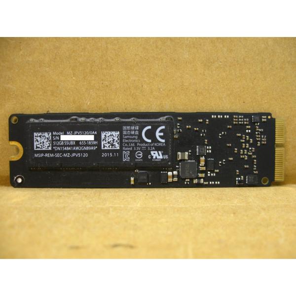 ▽SAMSUNG MZ-JPV5120/0A4 512GB apple純正SSD 655-1859H 中古 ▽SAMSUNG MZ-JPV5120/0A4 512GB apple純正SSD 655-1859H 中古