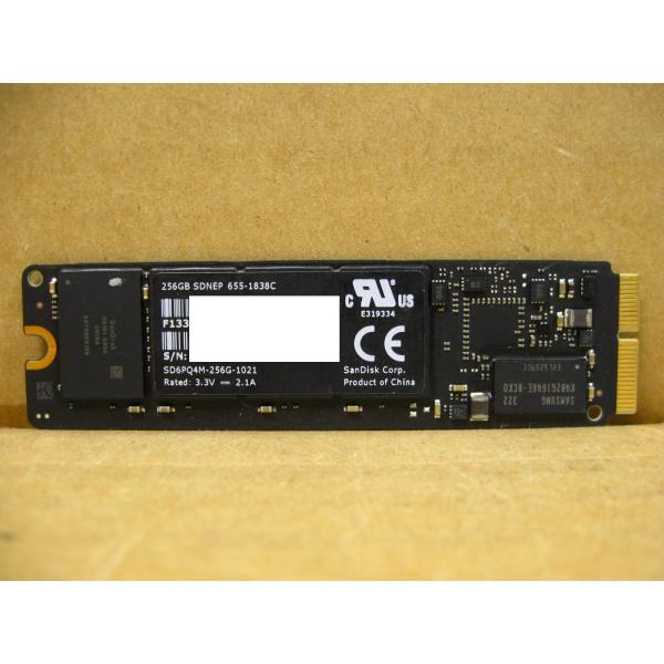 ▽SANDISK SD6PQ4M-256G-1021 256GB apple純正SSD 655-1838C