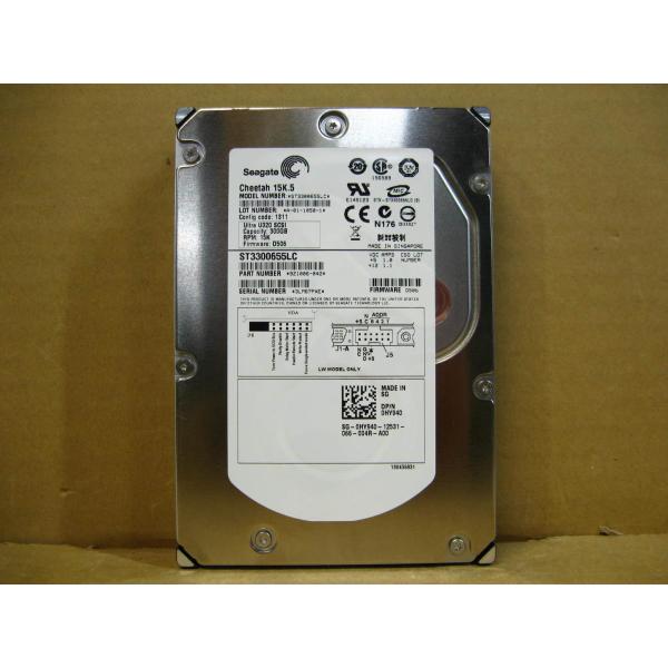▽SEAGATE ST3300655LC 300GB U320 SCSI SCA 80pin 15krpm 3.5型 中古