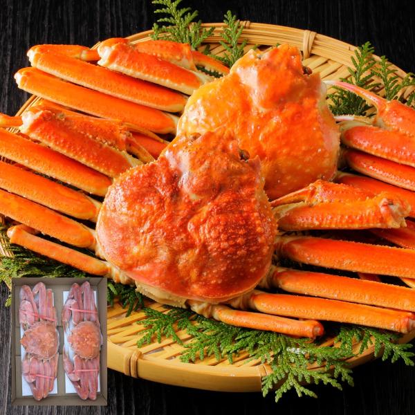 ボイル ズワイガニ 姿 約1kg 約500g サイズ × 2杯 入り カナダ産 冷凍