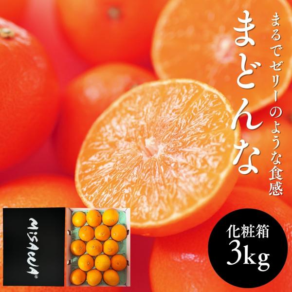 まどんな 3kg 化粧箱 贈答用 お歳暮 愛媛県産 果実 ギフト : みさわの