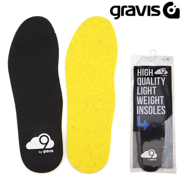 グラビス Gravis インソール Insole 高衝撃吸収性 クラウド9レベル1 フットベッド C9lv1 Fw メンズ 中敷き Black 靴 ミスチーフ Paypayモール店 通販 Paypayモール