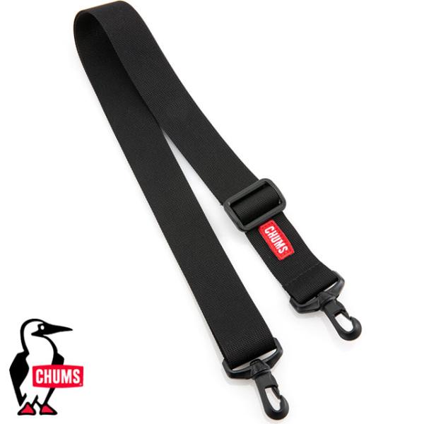 チャムス CHUMS ショルダーストラップ38ミリ CH62-1960 Shoulder Strap 38mm 鞄 バッグアクセサリー 黒 Black  正規取扱店