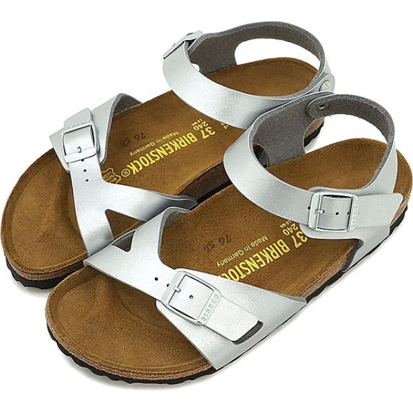 [新品]BIRKENSTOCKビルケンシュトック RIO BIRKENSTOCK ビルケンシュトック レディース RIO リオ シルバー
