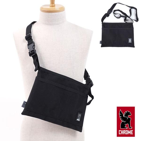 CHROME ブラック ショルダーバッグ CHROME（クローム） ショルダーバッグ MINI SHOULDER BAG ミニ