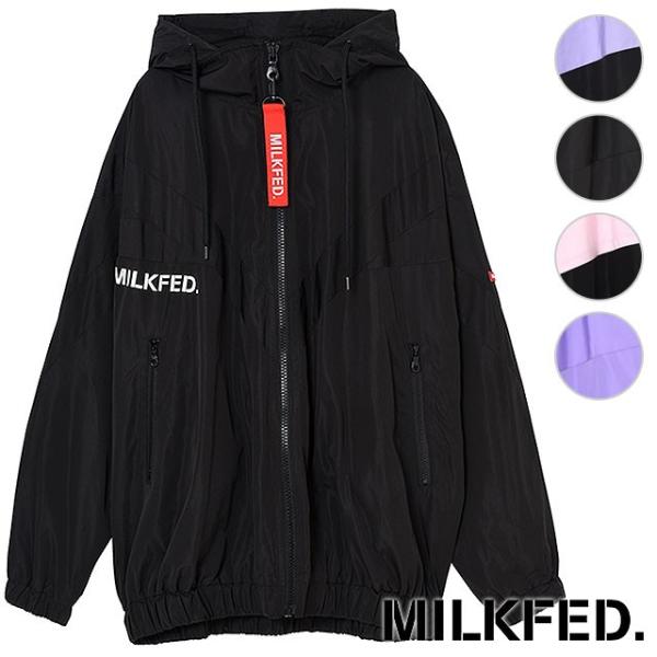 MILKFED.（ミルクフェド） レディース Vライン フーデッド ブルゾン V