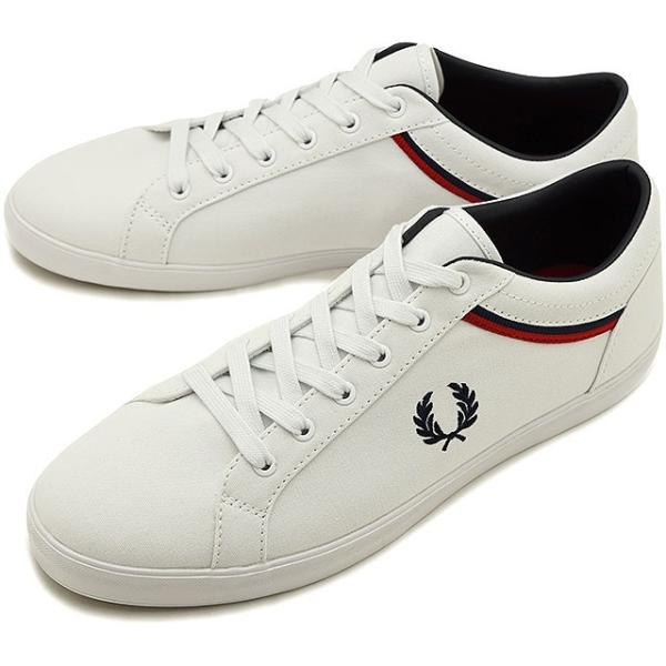スニーカー FRED PERRY Baseline Canvas 5FT1995 Baseline Canvas - Ecru | Men's Footwear | Boots, Loafers