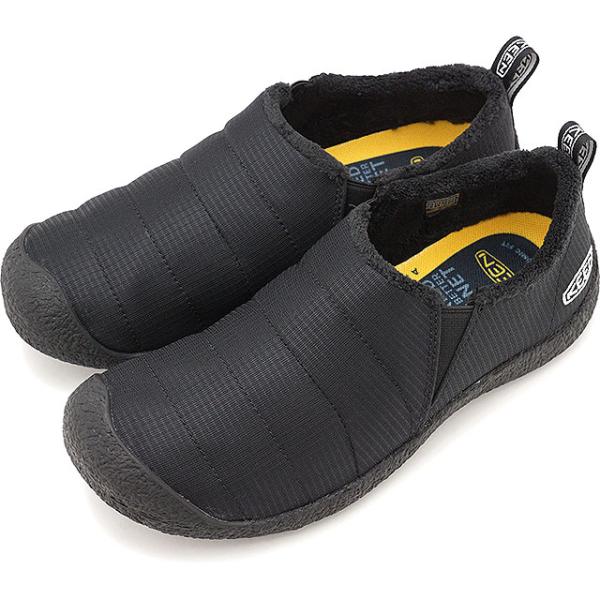 返品交換送料無料 キーン KEEN スニーカー ハウザー ツー W HOWSER II 1023981 レディース モック スリッポン Triple Black ブラック系 正規取扱店
