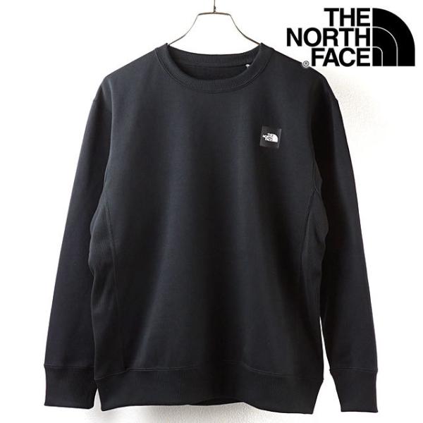 ★美品数回着用♪ノースフェイススクエア ロゴ クルー スウェットNT62041 THE NORTH FACE ノースフェイス メンズ スクエアロゴクルー