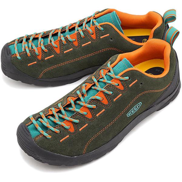 【超美品】KEEN JASPER 24.5㎝ グリーン スエードキーンジャスパー KEEN（キーン） KEEN JASPER ジャスパー レディース シューズ グリーン