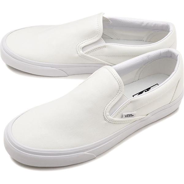 ���@���Y VANS �X�j�[�J�[ �N���V�b�N �X���b�v�I�� CLASSIC SLIP-ON VN000EYEW00 �����Y�E���f�B�[�X �o���Y ��� �X���b�|�� TRUE WHITE ���K�戵�X