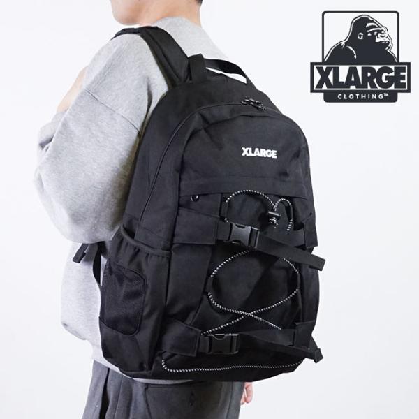 エクストララージ XLARGE スタンダードロゴ トラックフック バックパック STANDARD LOGO TRUCK HOOK BACKPACK 01193018 101232053002 BLACK 黒 正規取扱店