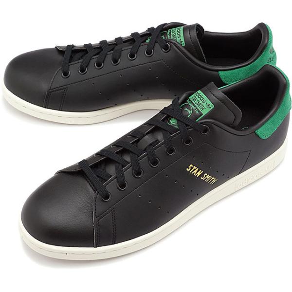 【美品】adidasアディダススタンスミスミュール黒×緑 black&green adidas Originals アディダス サンダル スタンスミス ミュール STAN
