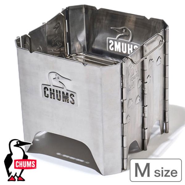 バーベキュー・調理用品 CHUMS BOOBY FACE FOLDING FIRE PIT M CHUMS（チャムス） ブービーフェイスフォールディングファイヤーピット