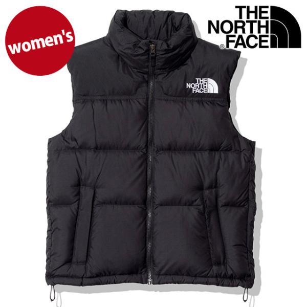 極美品　ノースフェイス　レディース　ヌプシダウンベスト　ブラックＮＤＷ92233 THE NORTH FACE（ザ ノースフェイス） ザ ノースフェイス レディース