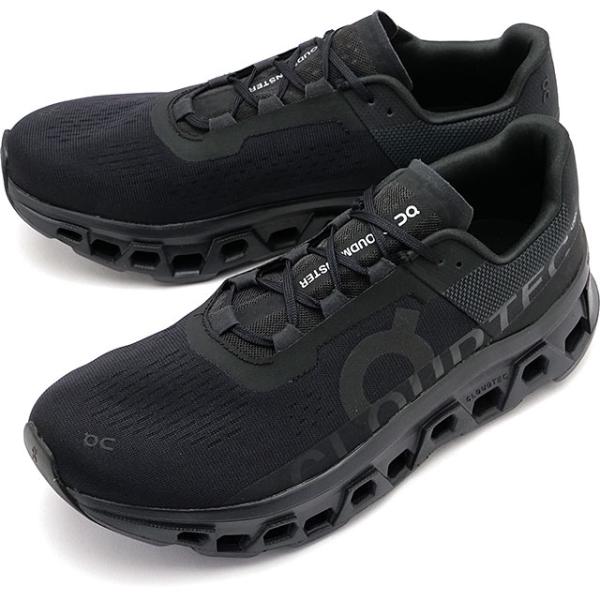 オン On メンズ スニーカー クラウドモンスター 61.99025 M Cloudmonster ランニング トレーニング シューズ All Black 正規取扱店