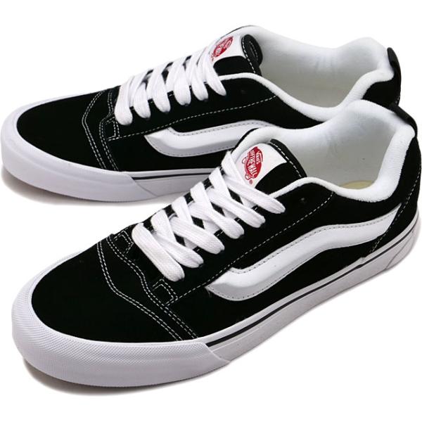 バンズ VANS メンズ スニーカー ニュースクール VN0009QC6BT SS24 Knu Skool 靴 ヴァンズ BLACK TRUE-WHITE 正規取扱店