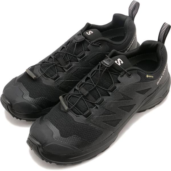 サロモン SALOMON レディース トレイルランニングシューズ ゴアテックス L47321800 SS24 X-ADVENTURE GORE-TEX W Black Black Black 正規取扱店