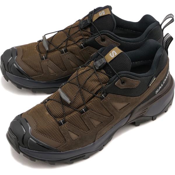 サロモン SALOMON スニーカー エックスウルトラ360 レザー ゴアテックス L47571200 X ULTRA 360 LTR GTX 透湿防水 DARK-EARTH DELICIOSO SHARKSKIN 正規取扱店