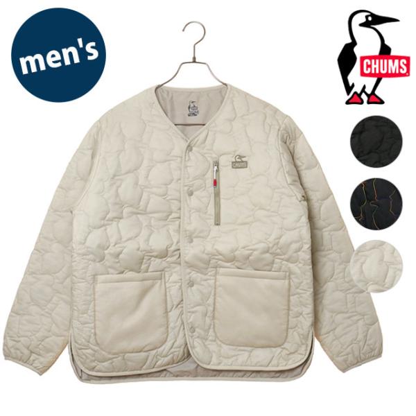 チャムス CHUMS ブービーステッチパデッドカーディガン CH04-1469 FW25 M Booby Stitch Padded Cardigan メンズ キルティングジャケット アウトドア 正規取扱店