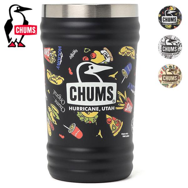 チャムス CHUMS ステンレスマグ キャンパーウェーブタンブラーパターン CH62-2272 SS26 Camper Wave Tumbler Pattern ステンレスボトル 360ml 正規取扱店