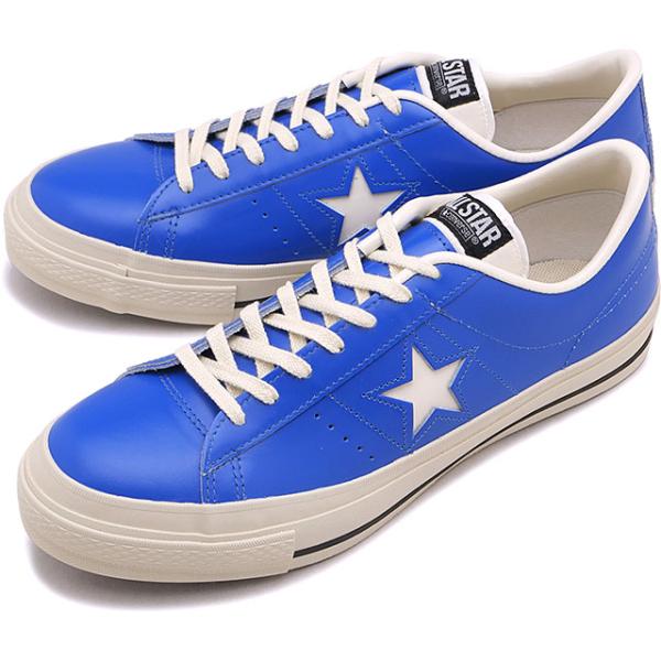 コンバース CONVERSE スニーカー メンズ ワンスター J 33703180 ONE STAR J 靴 ローカットシューズ 日本製 ブルー BLUE 正規取扱店