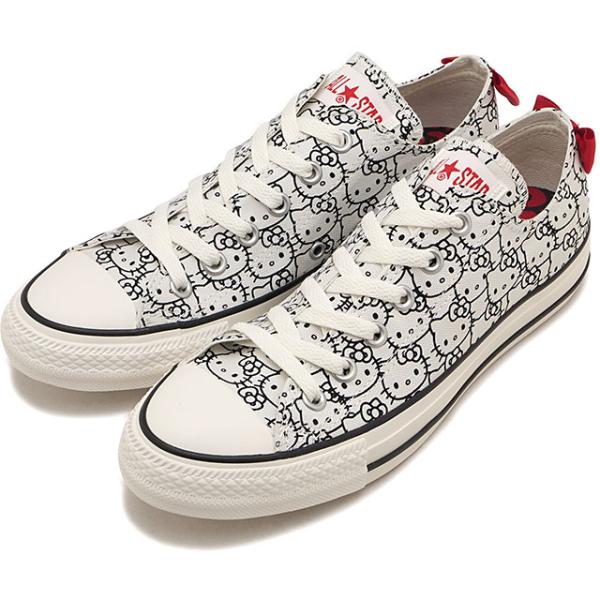 コンバース CONVERSE スニーカー オールスター ハローキティ [31318860 FW26] ALL STAR OX  HELLO KITTY 靴 シューズ サンリオ ホワイト HELLO-KITTY 正規取扱店