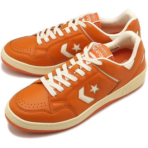 コンバース CONVERSE スニーカー ウェポン CC AG ローカット [33702870 FW26] WEAPON CC AG OX 靴 シューズ オレンジ ORANGE OFF-WHITE 正規取扱店